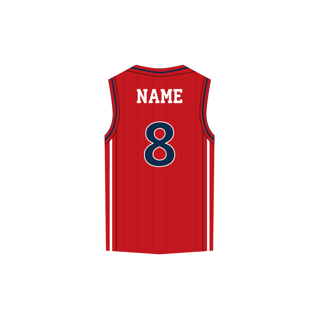 DCSPX Mustangs SISAC 篮球球衣 - 主场